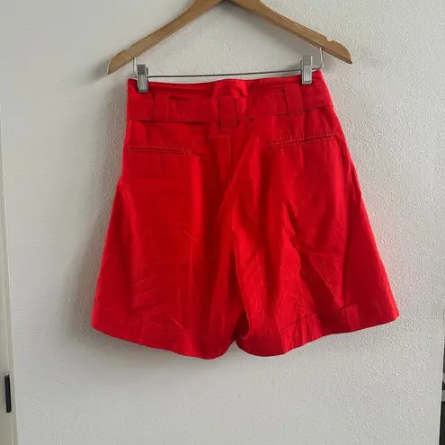 The Great. The Pleated Trouser Short. Size 1 New Red