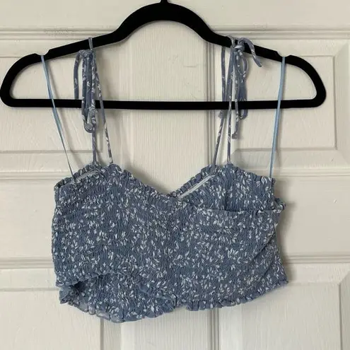 Endless Blu Ruched Bandeau Top