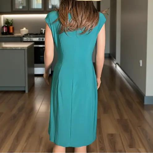 American Living Faux Wrap Dress – Teal Green – Size 6