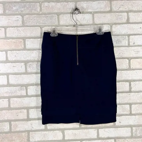 CAbi  Style 5051 Lido Tiered Navy Pencil Skirt Size 6