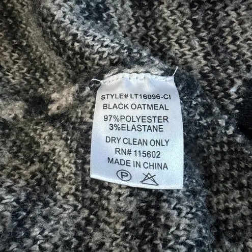 Lush Clothing Nordstrom Lush Chevron Striped Chunky Knit Cardigan Size Small Fluffy