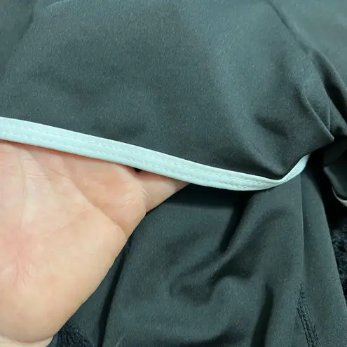 Two pieces set tracksuit bomber jacket sport set leggings shorts activewear mesh White Size M