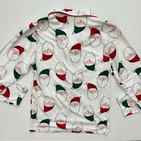 Carter's Santa Print Pajama Set Size S Adults White
