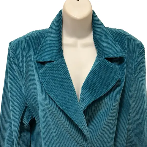 Newport News VTG 90’s Wide Corduroy 3 Button Barn Jacket Sz 16 Unlined Pockets