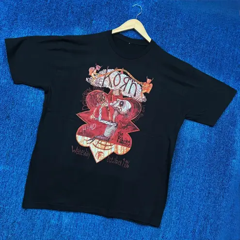 Korn The Fillmore 1996 Nu Metal Band T-Shirt Size Extra Large