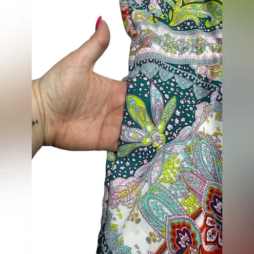 AG Studio Paisley Mini Dress Large Pink