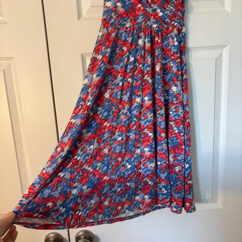 Boden St. Lucia Halter Dress Red White Blue Multi Patriotic Knee Summer Sun 4