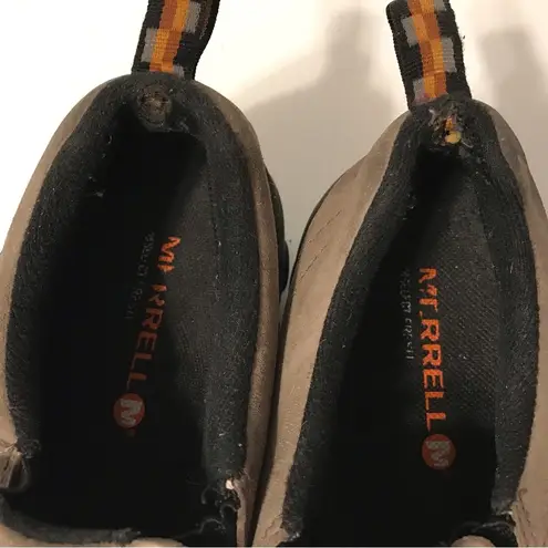 Merrell gunsmoke suede slip on mosc outdoor walking comfort shoe women size 10