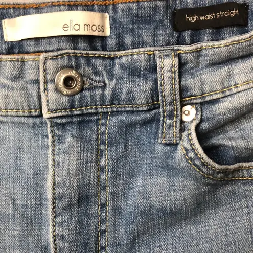 Ella Moss Anthropologie | High Waist Straight Jeans Juniors Size 10/30