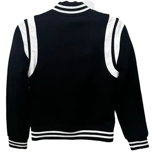 RtA Ophelie Varsity Black White Trim Jacket Size XXS Streetwear Swag Varsity NWT