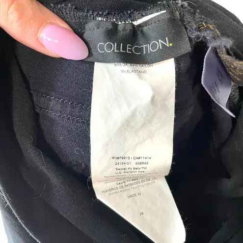 Genetic Denim Secret Fit Belly Maternity Flared Black Jeans Size 28