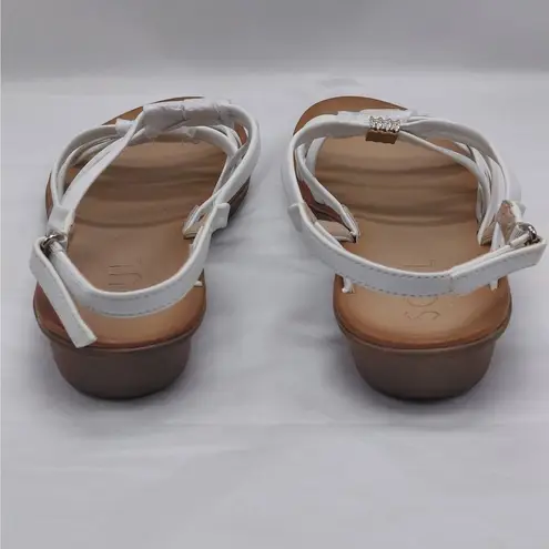 Soul Naturalizer Sierra Strappy Sandal Women's 8.5W White Casual Summer Shoes Size 8.5