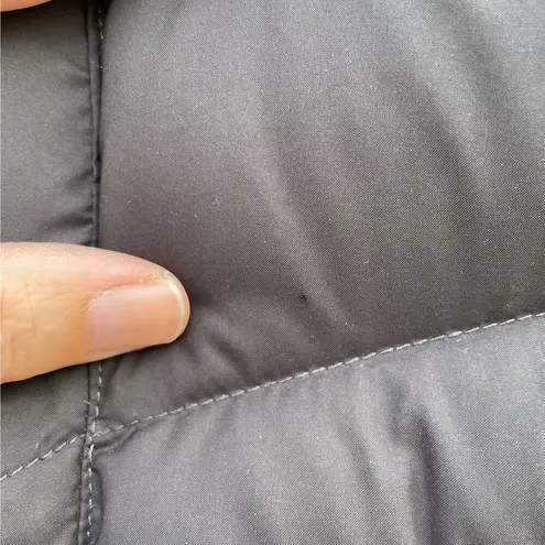 Marmot Black Montreal Long Down Puffer Jacket Faux Fur Hood S 700 Fill