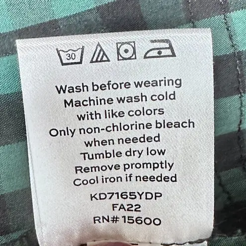 Draper James NWOT RSVP Long Sleeve Tiered Green & Black Plaid Dress Size - XXL