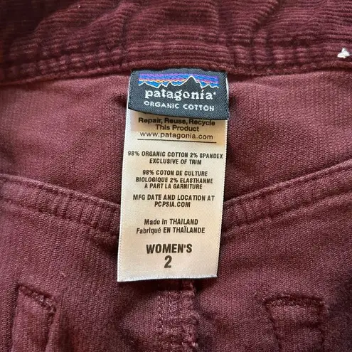 Patagonia  Corduroy Mini Skirt Sz 2 Organic Fall Granola Girl Preppy Sustainable