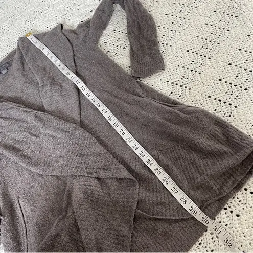 Barefoot Dreams CozyChic Lite Circle Cardi Carbon Gray (Medium) loungewear