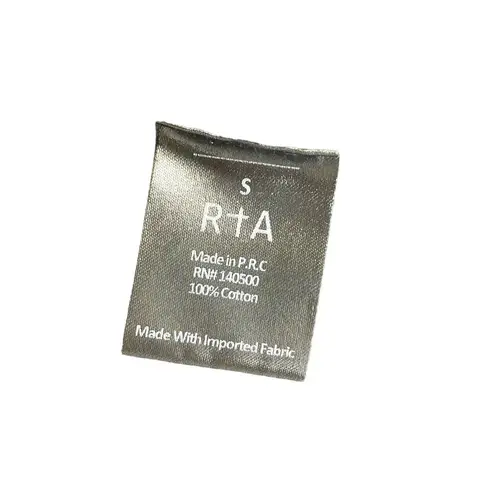 RtA Iris Purple Metallic Cable Knit Open Front Cardigan Sweater Size Small