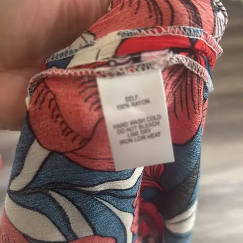 Lulu's Red and Black Pleated Maxi Skirt A