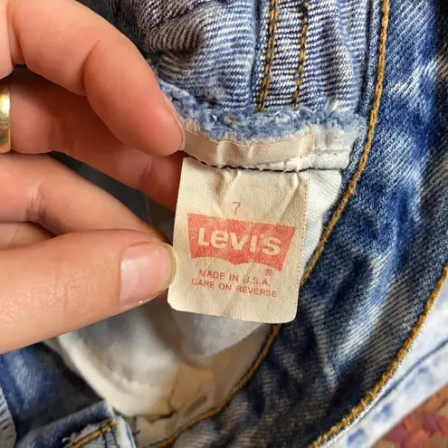 Levi's 80s VTG  ACID WASH DISTRESSED SKINNY JEANS