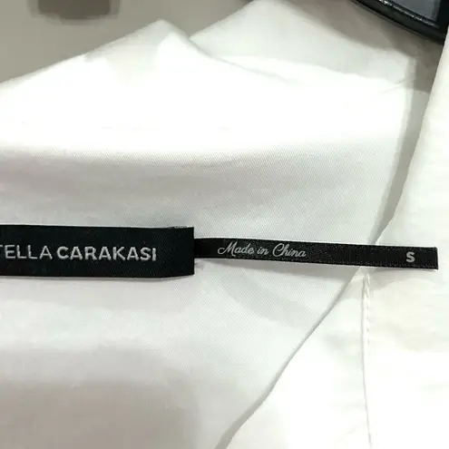 Stella Carakasi Tiburon Tunic White Sz S Cotton Blouse Shirt Top