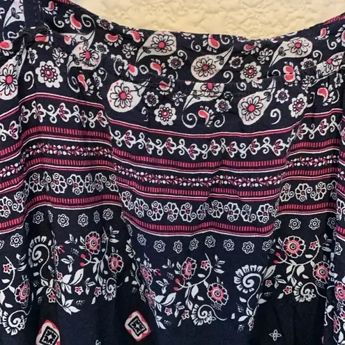 Shosho paisley jumpsuit sz s casual fall preppy boho festival concert country