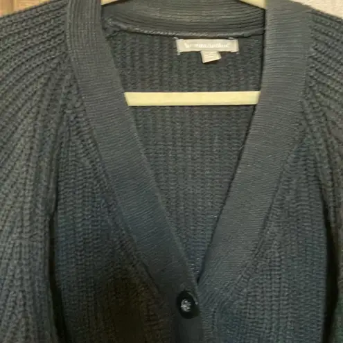 Woman Within Black Textured Knit Sweater 1X