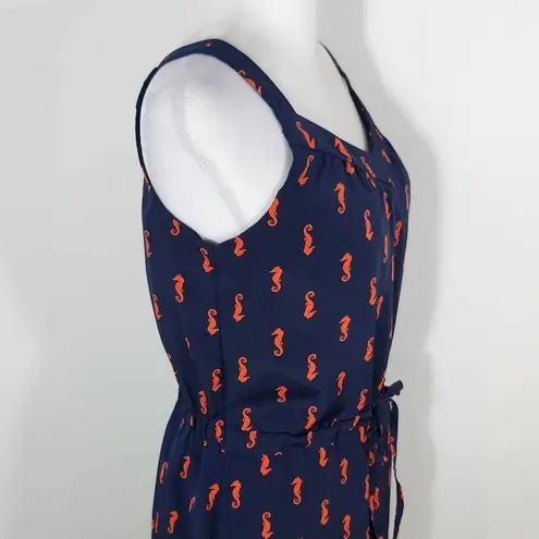 Merona  Navy Seahorse Sundress Size XS Seahorse Nautical Mini Dress