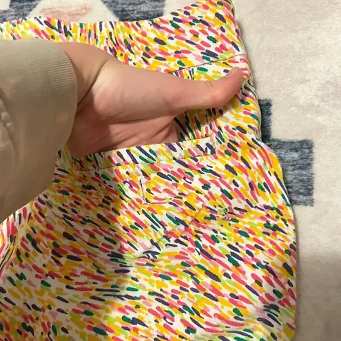 EP New York Rainbow Spotted Shorts Womens SZ Small S Golf Tennis Pockets Red