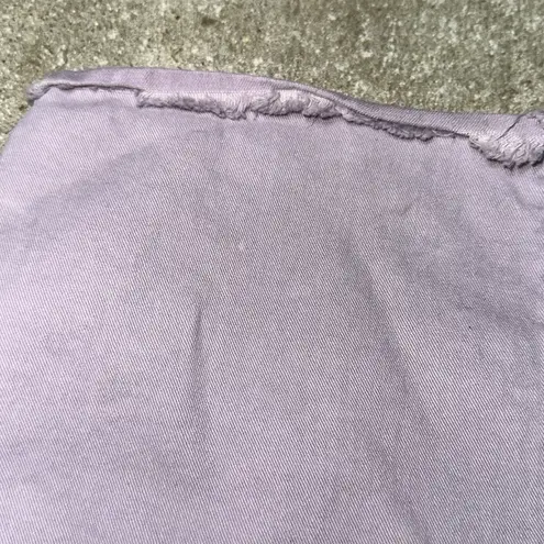 Nili Lotan women’s Jenna lilac Purple Cropped corduroy Military Pants size 6