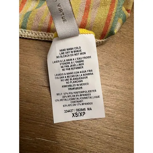 Becca NWT Cabo Del Sol Tie Side Bikini Bottom Size XS