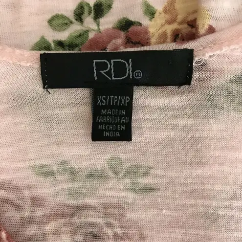 RDI Floral Blouse Short Sleeves