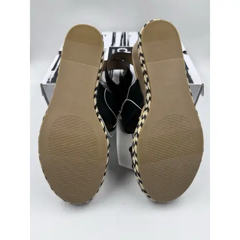 Dolce Vita Black Esmaya Espadrille Platform Wedge Sandals NEW Size 9