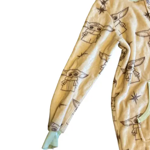 Star Wars Pajama Long Sleeve SZ SM Baby Yoda GROGU Hooded Blanket Sleeper