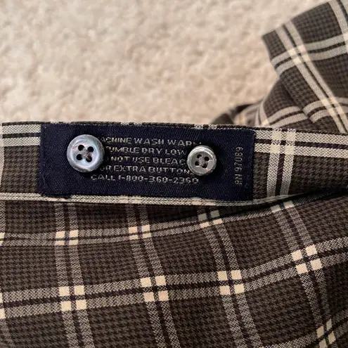 Scott Barber Oversized Button Down Brown Size XL