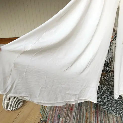 Catherine Malandrino Cream Wide Leg Pants 2