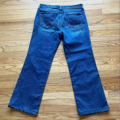 SEVEN 7 Flare Leg Light Distressing Jeans
