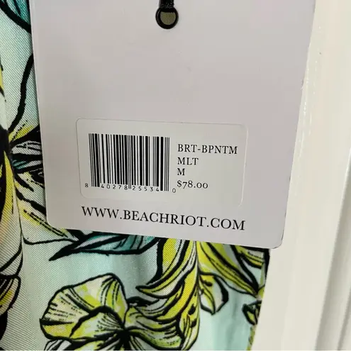 Beach Riot Blue Lagoon Beach Pants Wide Leg Size Medium multi color coastal