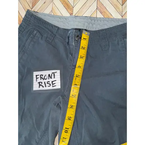 Kuhl Legendary Pants Women's 2 Regular Gray Cargo Outdoor Hiking Lo Rise Granola