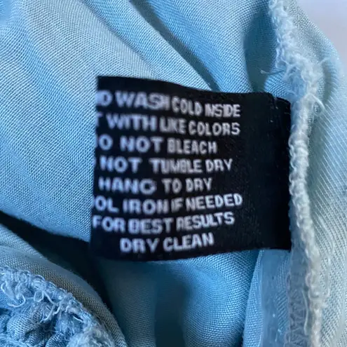 Walter Baker Milan Light Chambray Jumpsuit Off The Shoulder Wide Leg Crochet -S