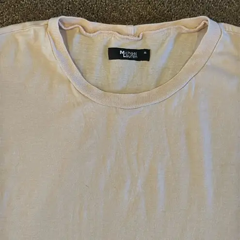 Michael Lauren  Women’s Light Pink Fringe Tank Coverup Dress - Size M