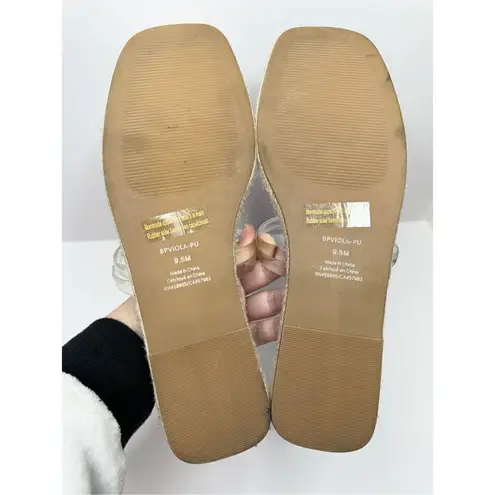 BP Viola Braided Slide Sandal Womens Size 9.5 Braided Detail Slip On Flats