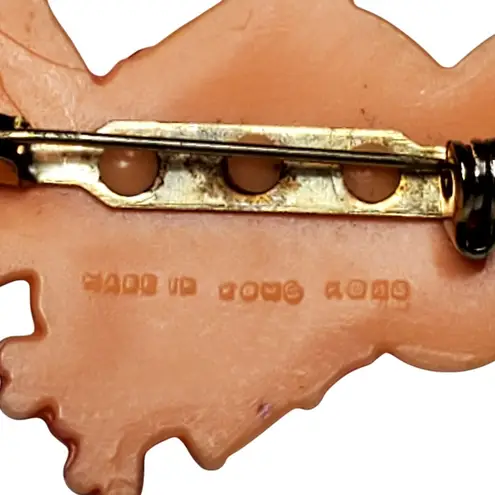 Hallmark Vintage Cupid Hong Kong Valentines Day Love Lapel Pin 2" Brooch