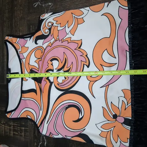 Ashley Stewart NWT VINTANGE 70 Exchange Pink and Orange Women's