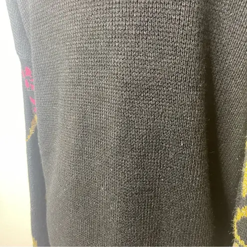 Vanity Fair Vintage 80s Sparkle Chunky Knit Pullover Holiday Sweater Size Small