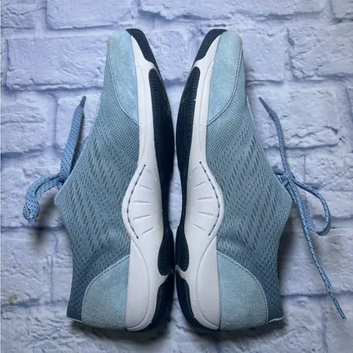 Dansko Lace Up Sneaker Womens Size 37 Hayes Blue Suede Trim 451539 Comfortable