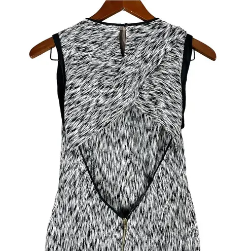 Sandro black white backless cutout Reve dress mini WOMENS SIZE 2 designer luxury