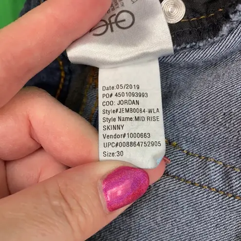 Ella Moss Medium Wash Mid Rise Denim Skinny Jeans