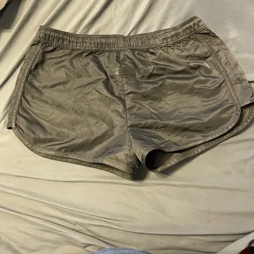 Fear of god Essentials Black nylon shorts with logo womens XL