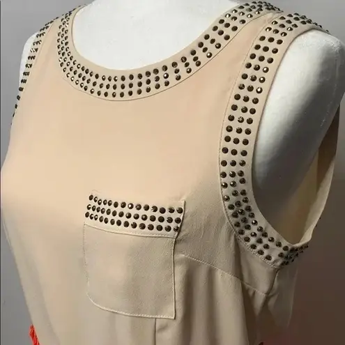 C. Luce Studded Pocket Dress Size Medium