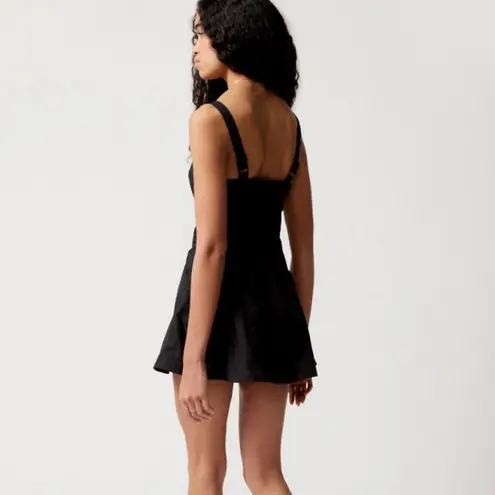 Urban Outfitters  UO Teega Button Mini Dress Women’s L Apron Goth Grunge Y2K 90s